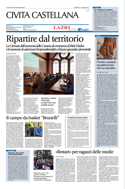 Avvenire - pagina diocesana del 24/07/2022